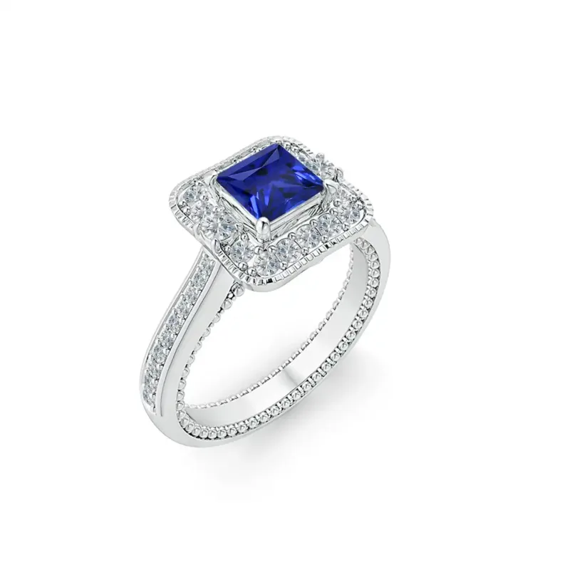 Halo Style Engagement Ring