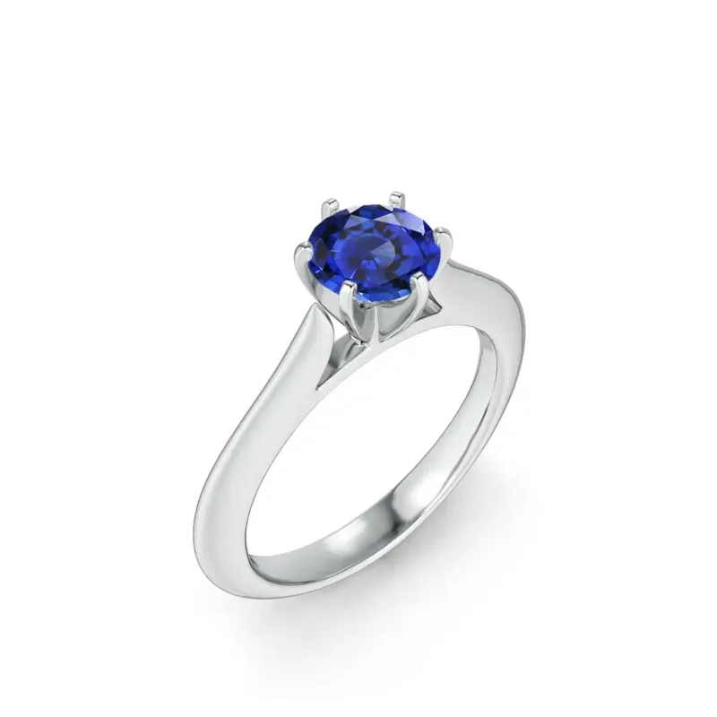 Round Solitaire Engagement Ring
